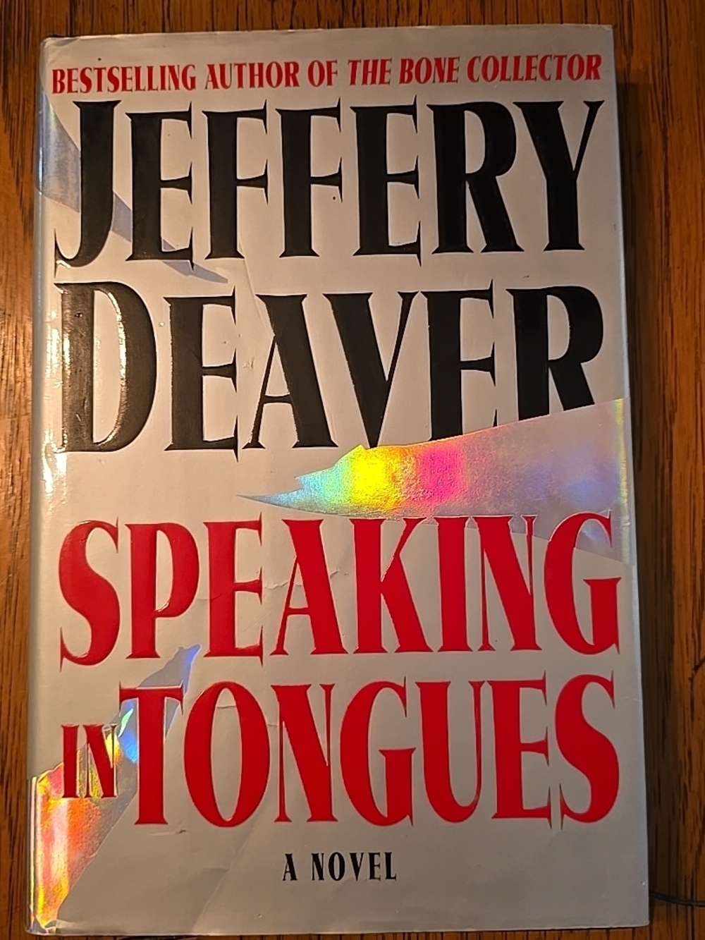 Jeffery Deaver "Speaking in Tongues" Hardcover Novel